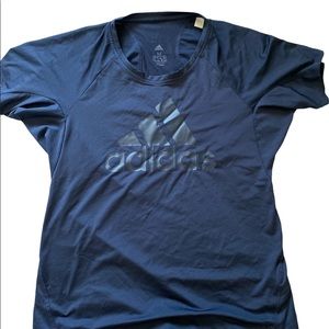 Navy blue Adidas workout t-shirt- NEW, GREAT CONDITION!